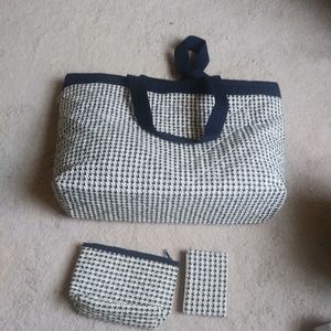 Naraya shoulders bag houndstooth check